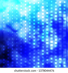 Light BLUE vector background in polygonal style. New abstract illustration with rectangular shapes. Pattern for commercials, ads.