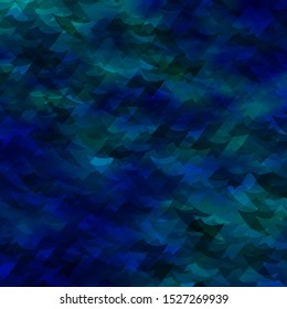 Light BLUE vector background with polygonal style. Decorative design in abstract style with triangles. Pattern for booklets, leaflets