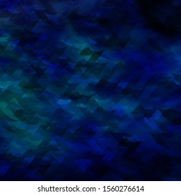 Light BLUE vector background with polygonal style. Modern abstract illustration with colorful triangles. Design for your promotions.