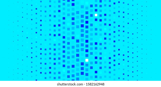 Light BLUE vector background in polygonal style. Modern design with rectangles in abstract style. Design for your business promotion.