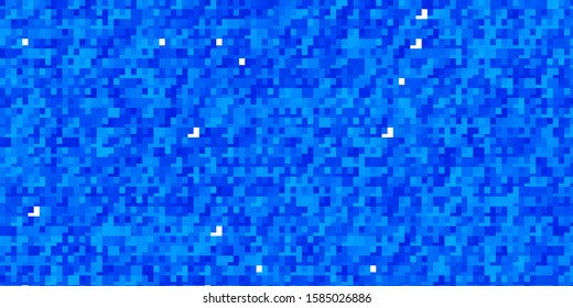 Light BLUE vector background in polygonal style. Abstract gradient illustration with colorful rectangles. Design for your business promotion.