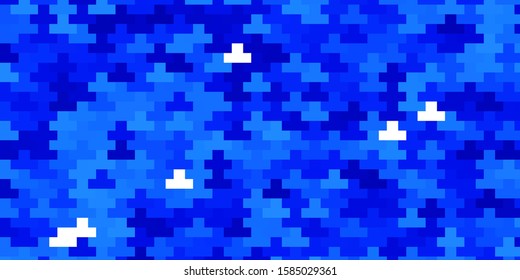 Light BLUE vector background in polygonal style. Rectangles with colorful gradient on abstract background. Pattern for websites, landing pages.