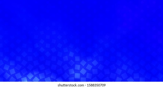 Light BLUE vector background in polygonal style. Illustration with a set of gradient rectangles. Pattern for business booklets, leaflets