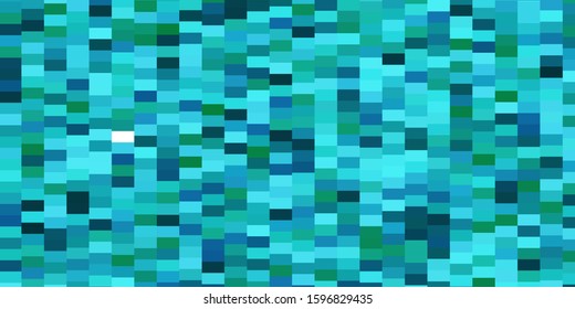 Light BLUE vector background in polygonal style. Rectangles with colorful gradient on abstract background. Pattern for business booklets, leaflets