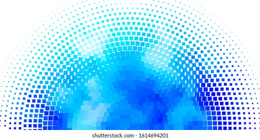 Light BLUE vector background in polygonal style. Modern design with rectangles in abstract style. Pattern for websites, landing pages.