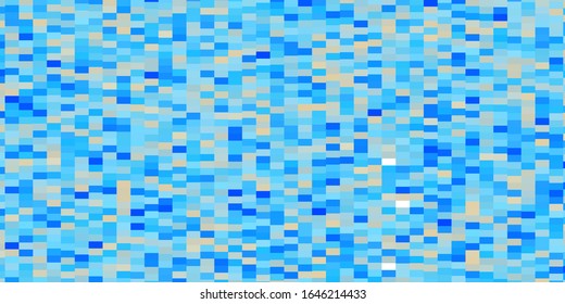 Light BLUE vector background in polygonal style. Modern design with rectangles in abstract style. Design for your business promotion.