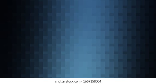 Heller BLAU-Vektorillustration-Hintergrund im polygonalen Stil. Neue abstrakte Illustration mit rechteckigen Formen. Muster für Geschäftsunterlagen, Faltblätter