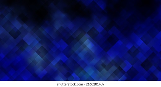 Fondo vectorial AZUL claro en estilo poligonal. Nueva ilustración abstracta con formas rectangulares. Mejor diseño para tu anuncio, afiche, banner.