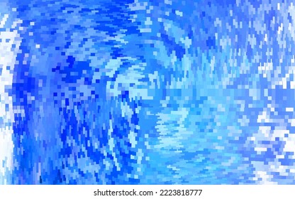 Fondo vectorial AZUL claro en estilo poligonal. Ilustración abstracta brillante con formas rectangulares. La plantilla se puede utilizar como fondo.