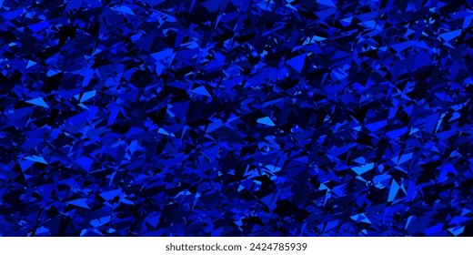 Light BLUE vector background with polygonal style. Beautiful illustration with triangles in nature style. Background for a cell phone.