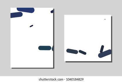 Light BLUE vector background for presentations. Modern abstract design concept with colorful gradient. Beautiful design for cover of notepads.