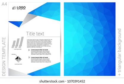 Light BLUE vector  background for presentations. Web interface on abstract background with colorful gradient. Pattern for beautiful business cards, folders.
