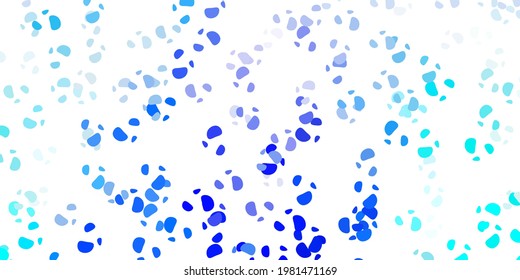Light blue vector background with random forms. Simple design in abstract style with gradient forms. Simple illustration for your web site.