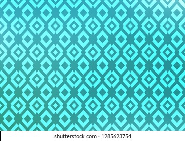 Light BLUE vector background with rectangles. Glitter abstract illustration with rectangular shapes. Pattern can be used for websites.