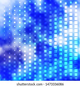 Light BLUE vector background with rectangles. Illustration with a set of gradient rectangles. Pattern for websites, landing pages.