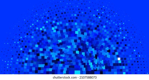 Light BLUE vector background with rectangles. Rectangles with colorful gradient on abstract background. Design for your business promotion.