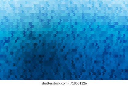 Light BLUE vector background of rectangles and squares. Style quilt and blanket. Geometrical rectangular pattern. Repeating pattern with rectangle shapes.