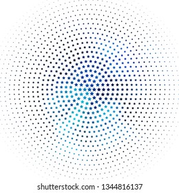 Light BLUE vector background with small and big stars. Blur decorative design in simple style with stars. Design for your business promotion.