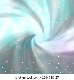 Light BLUE vector background with small and big stars. Blur decorative design in simple style with stars. Pattern for websites, landing pages.