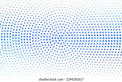 Light BLUE vector  background with spots. Illustration with set of shining colorful abstract circles. Pattern for textures of wallpapers.