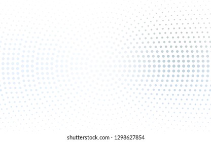 Light BLUE vector  background with spots. Glitter abstract illustration with blurred drops of rain. Pattern for ads, leaflets.