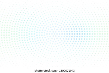 Light BLUE vector  background with spots. Blurred bubbles on abstract background with colorful gradient. Pattern for textures of wallpapers.