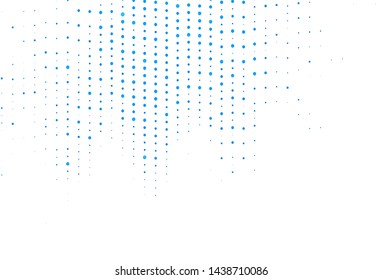 Light BLUE vector background with spots. Illustration with set of shining colorful abstract circles. Design for poster, banner of websites.