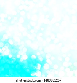 Light BLUE vector background with spots. Abstract colorful disks on simple gradient background. Pattern for websites.
