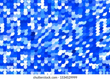 Light BLUE vector background with spots. Abstract illustration with colored bubbles in nature style. Design for your business advert.