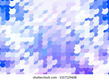 Light BLUE vector background with spots. Blurred bubbles on abstract background with colorful gradient. Pattern for futuristic ad, booklets.