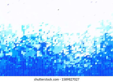 Light BLUE vector background with spots. Abstract illustration with colored bubbles in nature style. New template for your brand book.