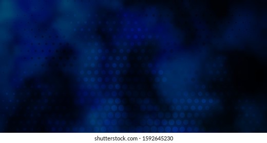Light BLUE vector background with spots. Illustration with set of shining colorful abstract spheres. Pattern for wallpapers, curtains.
