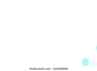 Light BLUE vector background with spots. Abstract illustration with colored bubbles in nature style. Pattern for ads, leaflets.