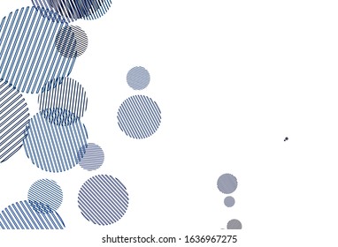 Light BLUE vector background with spots. Illustration with set of shining colorful abstract circles. Design for your business advert.