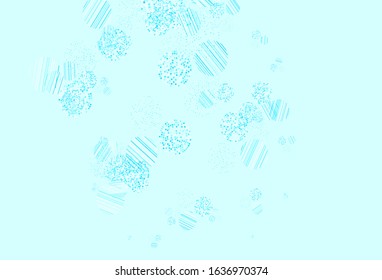 Light BLUE vector background with spots. Blurred decorative design in abstract style with bubbles. Design for poster, banner of websites.