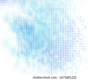 Light BLUE vector background with spots. Illustration with set of shining colorful abstract circles. Pattern for ads, leaflets.