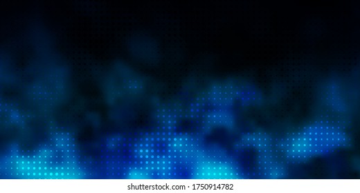 Light BLUE vector background with spots. Abstract decorative design in gradient style with bubbles. Design for your commercials.