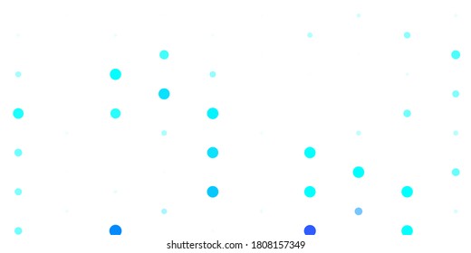 Light blue vector background with spots. Abstract decorative design in gradient style with bubbles. Design for your commercials.
