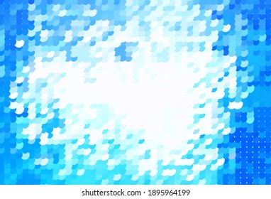 Light BLUE vector background with spots. Abstract illustration with colored bubbles in nature style. Design for your business advert.