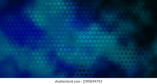 Light BLUE vector background with spots. Modern abstract illustration with colorful circle shapes. New template for a brand book.
