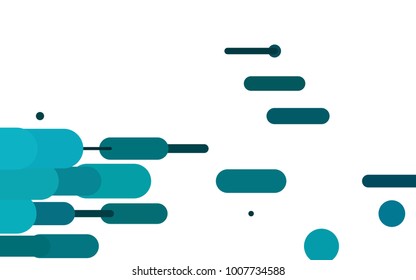 Light BLUE vector background with straight lines. Capsules on blurred abstract background with gradient. Best design for your ad, poster, banner.
