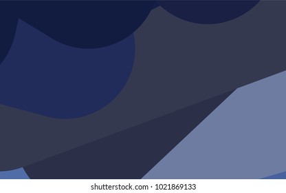 Light BLUE vector background with straight lines. Shining colored illustration with rounded stripes. Smart design for your business advert.