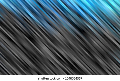 Light BLUE vector background with straight lines. Blurred decorative design in simple style with lines. Smart design for your business advert.