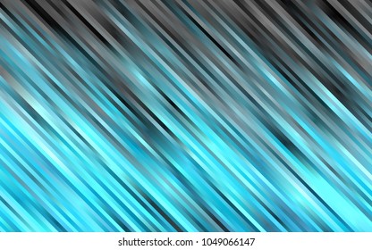 Light BLUE vector background with straight lines. Modern geometrical abstract illustration with staves. The template can be used as a background.