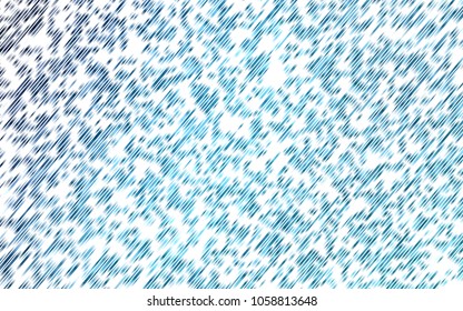 Light BLUE vector background with straight lines. Modern geometrical abstract illustration with staves. The pattern can be used for busines ad, booklets, leaflets
