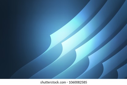 Light BLUE vector background with straight lines. Shining colored illustration with sharp stripes. The pattern for ad, booklets, leaflets.