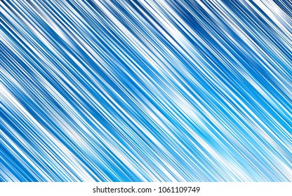 Light BLUE vector background with straight lines. Glitter abstract illustration with colored sticks. The pattern can be used for busines ad, booklets, leaflets