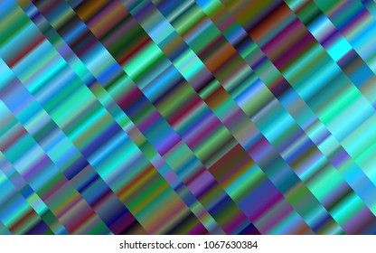 Light BLUE vector background with straight lines. Decorative shining illustration with lines on abstract template. Best design for your ad, poster, banner.