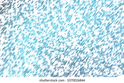 Light BLUE vector background with straight lines. Decorative shining illustration with lines on abstract template. The pattern can be used for websites.