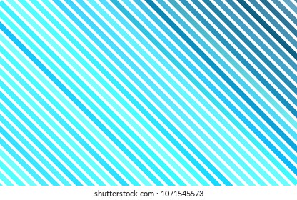 Light BLUE vector background with straight lines. Shining colored illustration with narrow lines. Smart design for your business advert.